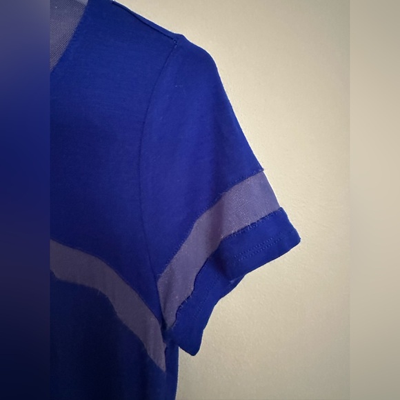 Cable & Gauge Suze SMALL Royal Blue Short Sleeve Top. NWT!!! - Picture 3 of 7